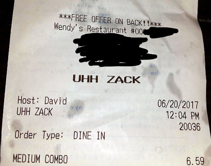 receipt