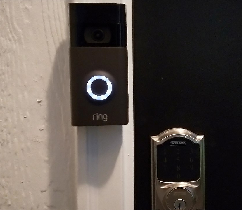 Frightened Girl Talks To Neighbor On Doorbell After Running From Bobcat