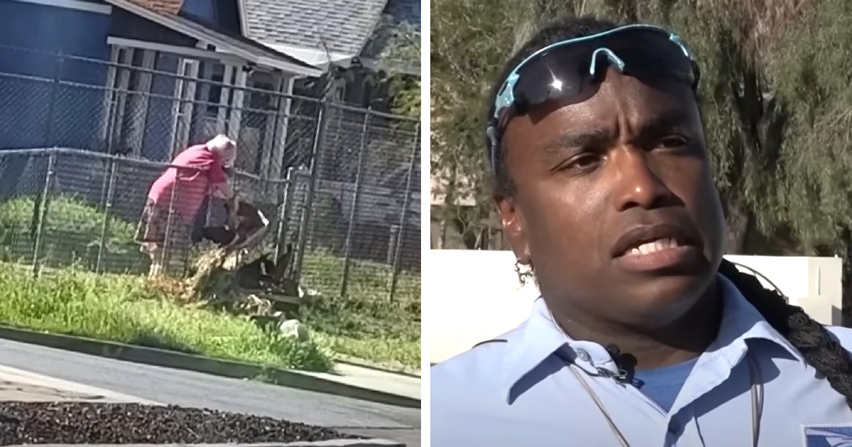 Mailman snaps photo of 81-yr-old and posts desperate plea on social media